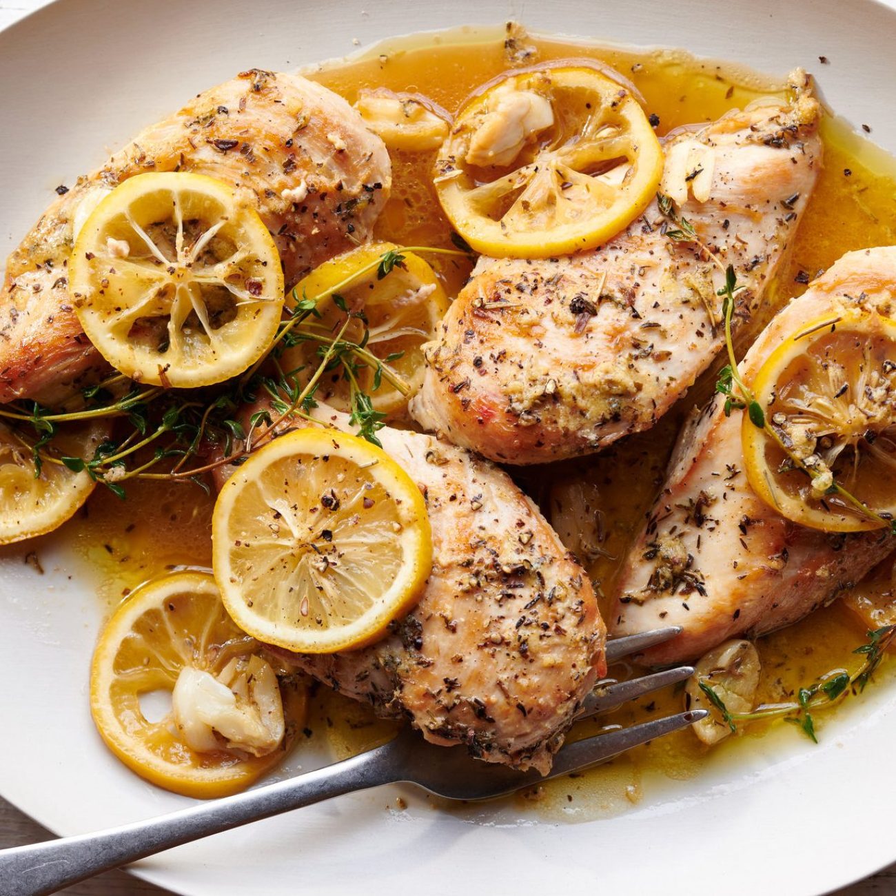 Juicy Lemon-Herb Chicken Breasts Recipe