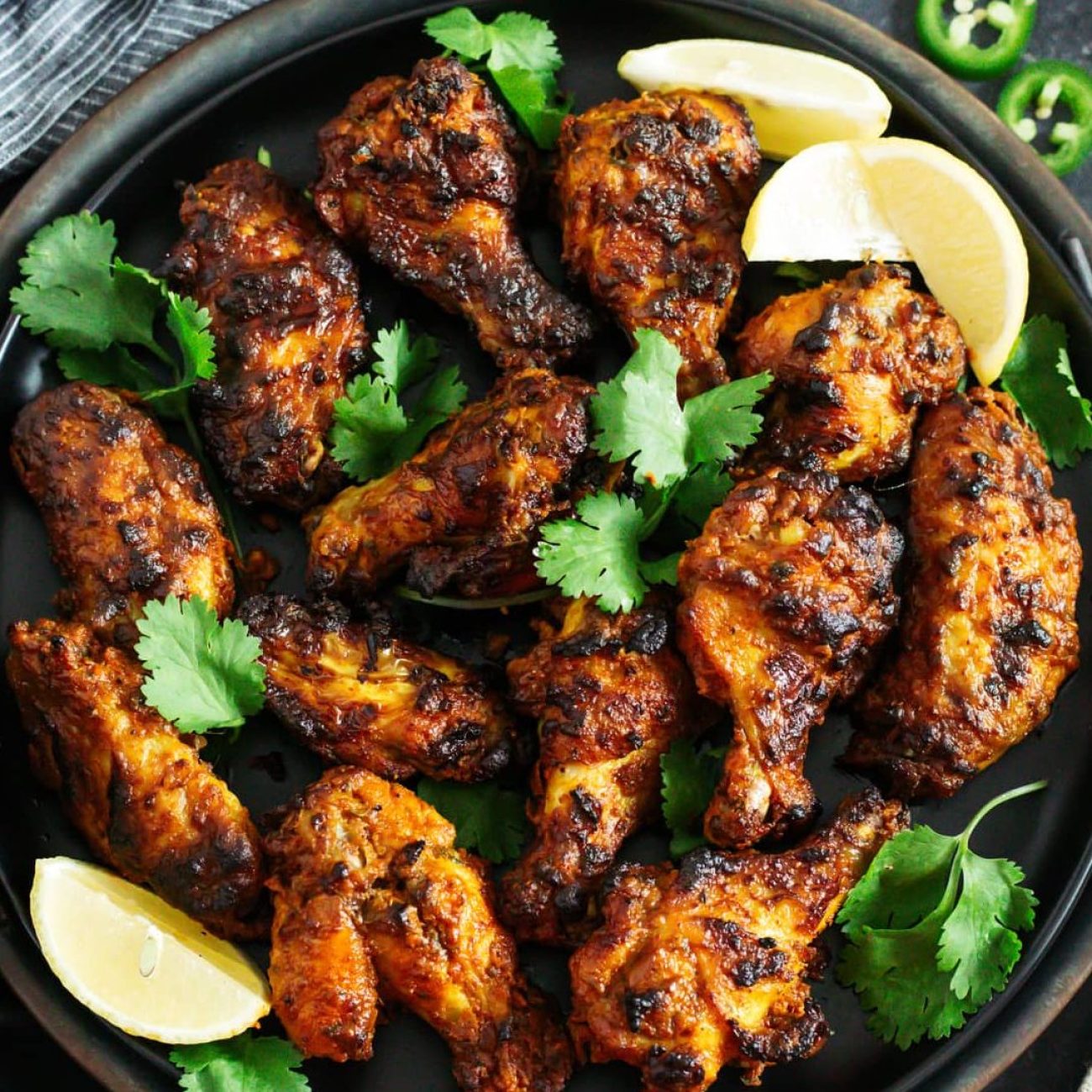 Juicy Tandoori Chicken Recipe with Creamy Yogurt Dip