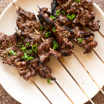 Juicy Teriyaki Beef Skewers Recipe