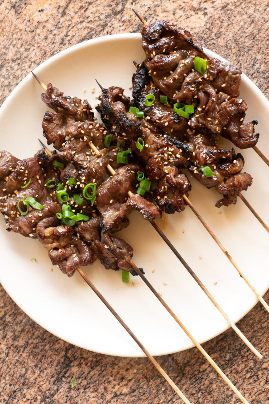 Juicy Teriyaki Beef Skewers Recipe