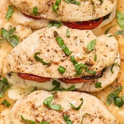 Juicy Tomato-Basil Stuffed Chicken Breasts Recipe