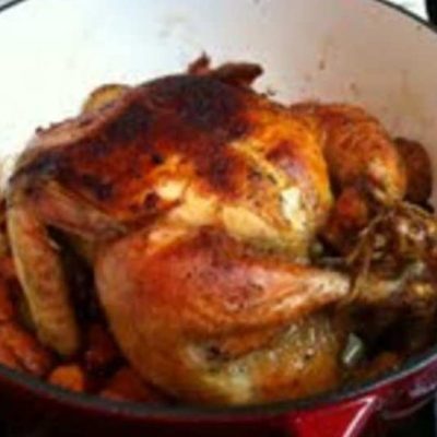 Julia Childs Roast Chicken