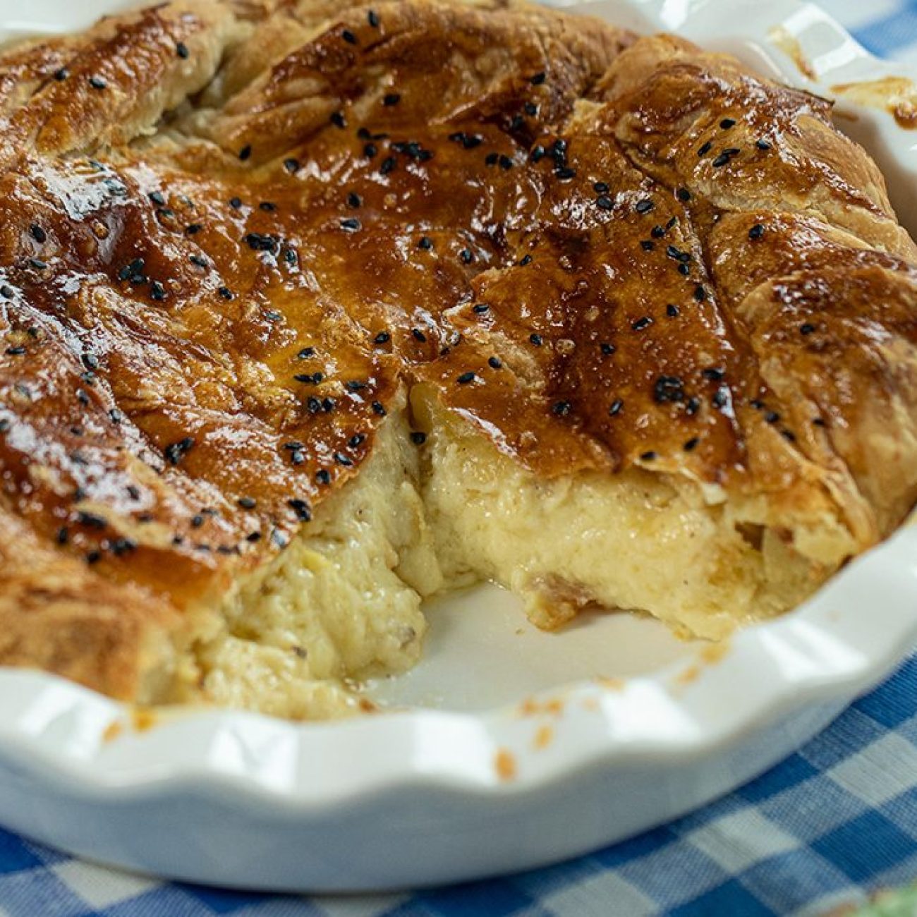 Kaseropita Tiropita Using Kaseri Cheese