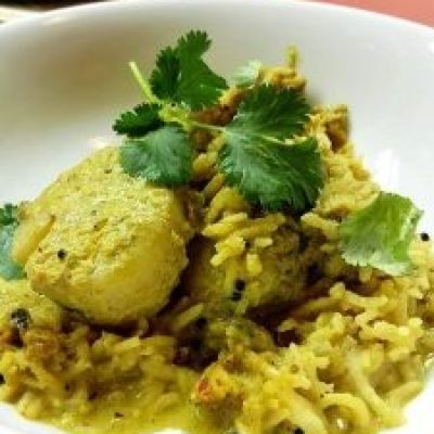 Kerala Scallop Curry