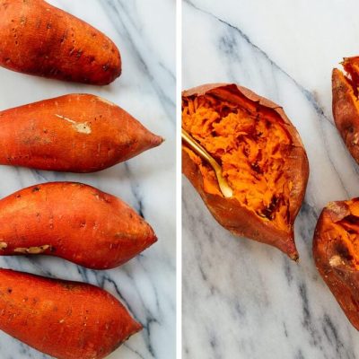 Kicked Up Baked Sweet Potatoes