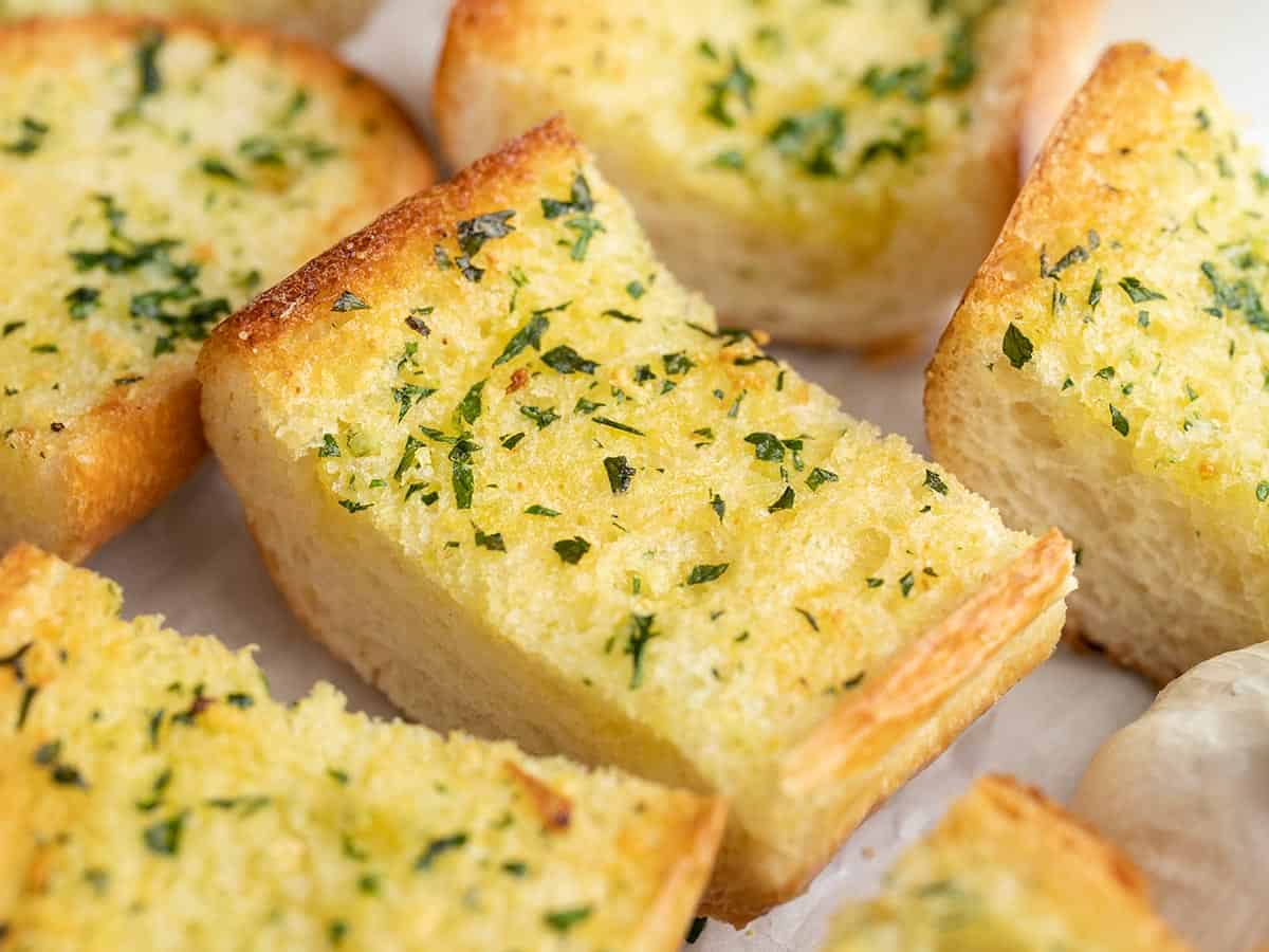 Kid Size Garlic Bread Loaves