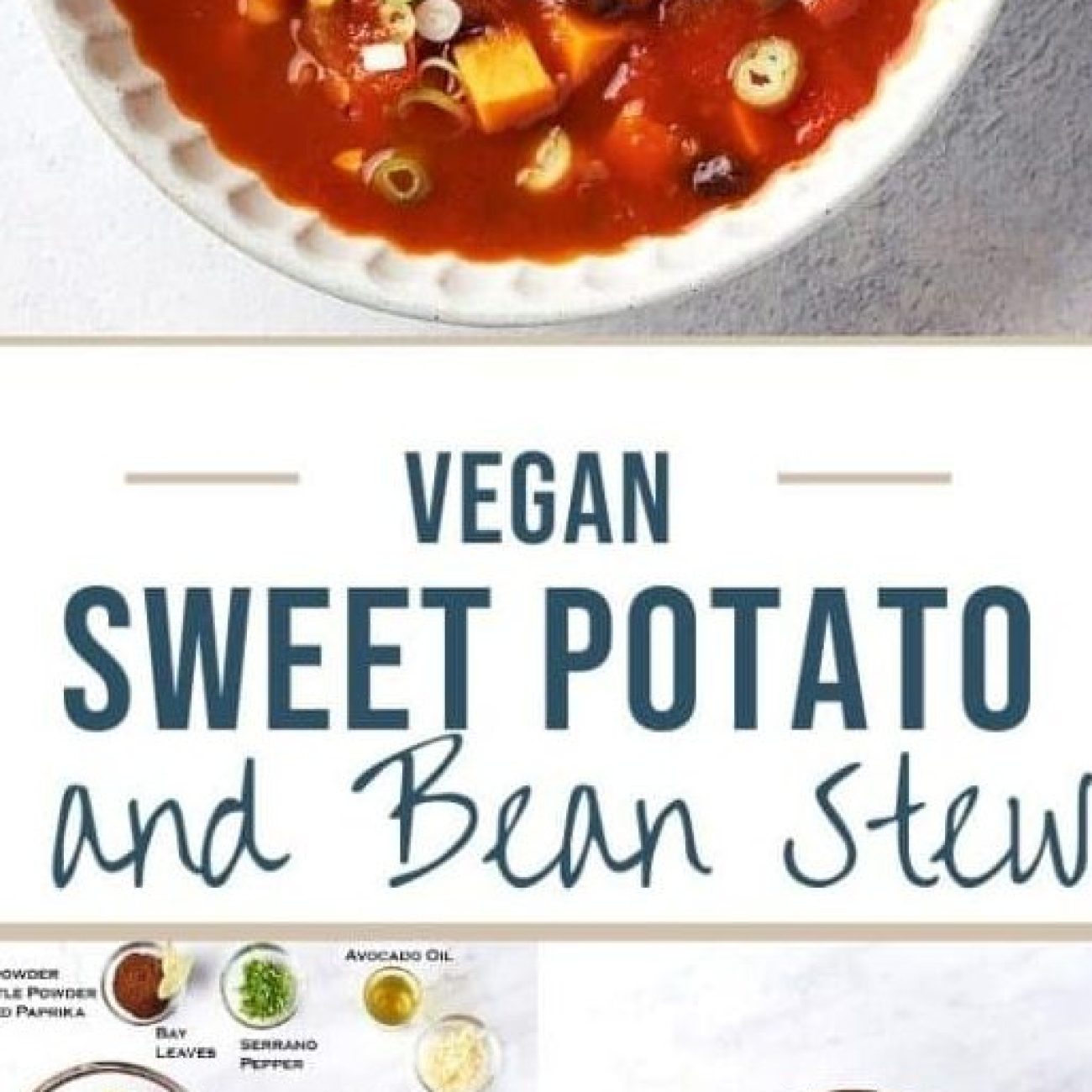 Kidney Bean Stew With Sweet Potatoes And