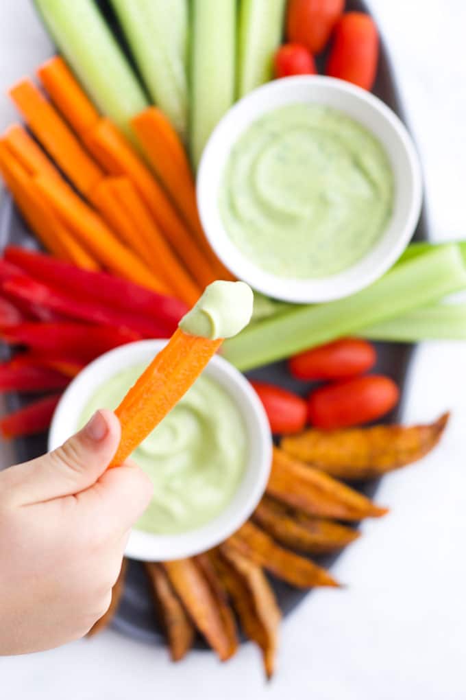 Kids Favorite Veggie Dip