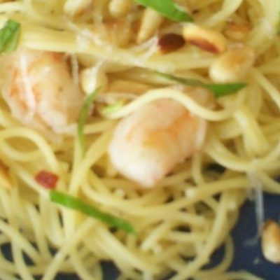 Kittencals Lemon Shrimp Scampi With