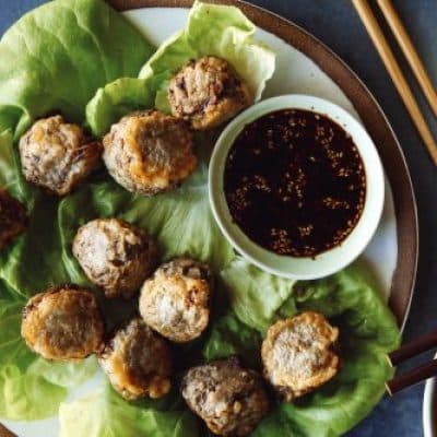 Korean Meatballs With Vinegar Dipping