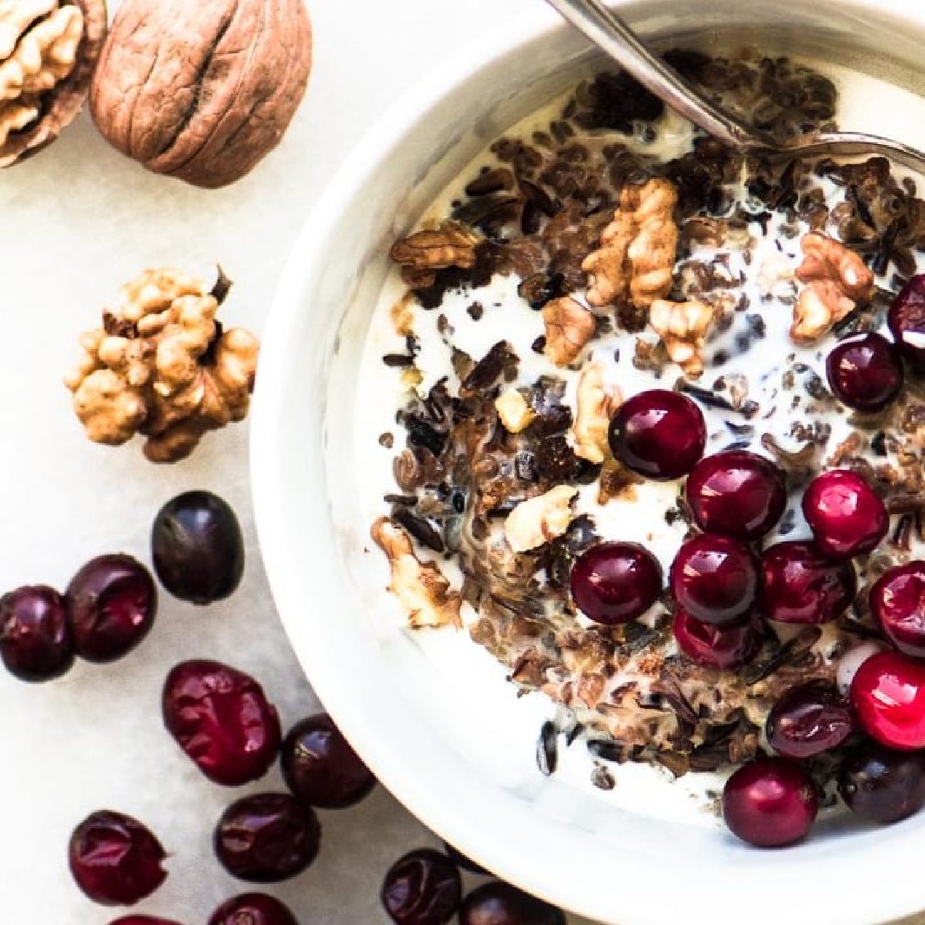 Korean Walnut Rice Porridge