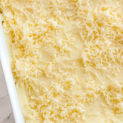 Kraut Topped Mashed Potato Casserole