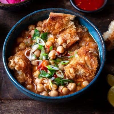 Lablabi - Chickpea Breakfast Stew