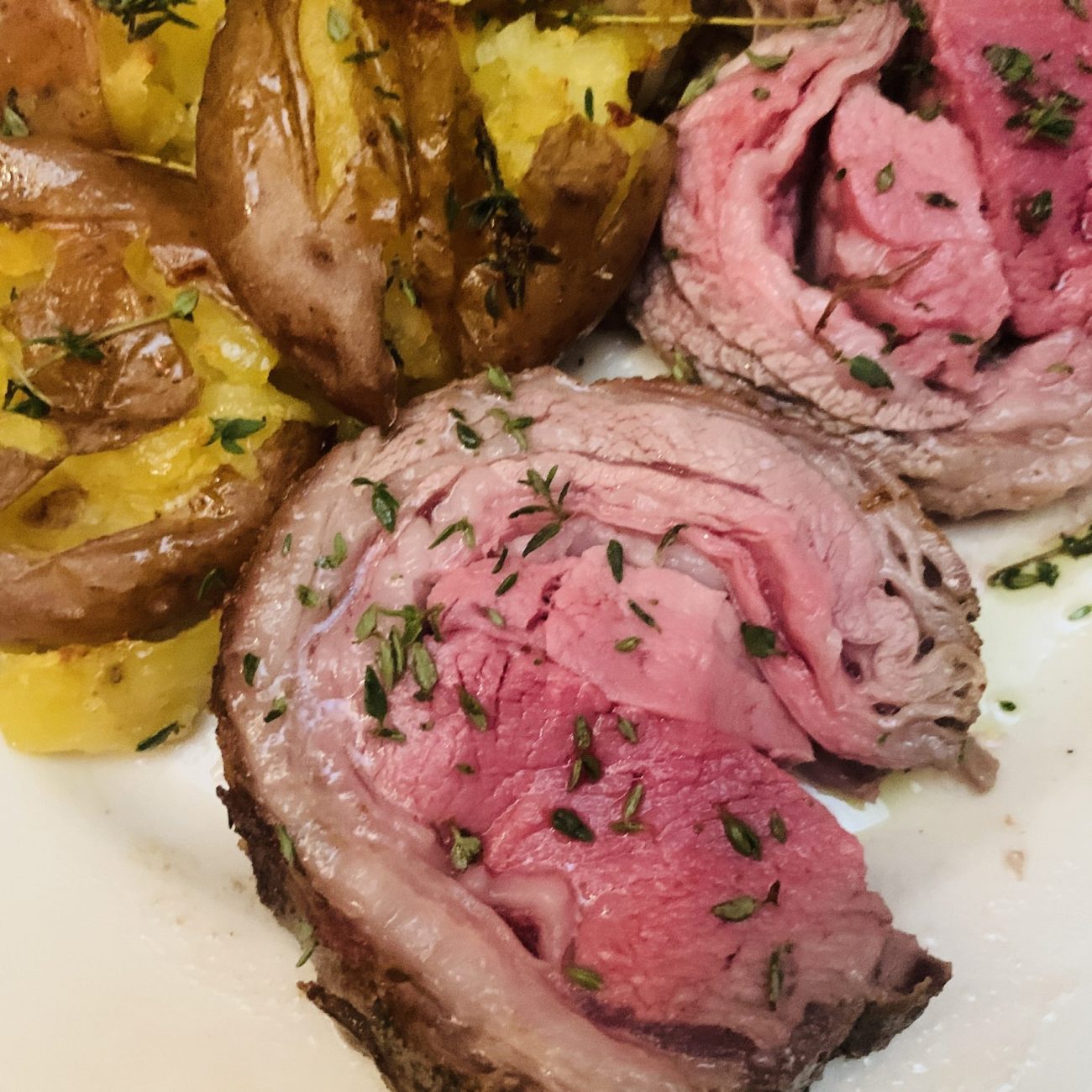 Lamb, Potato And Lemon Thyme Casserole