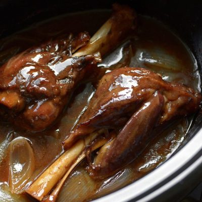 Lamb Shanks In Honeyed Prune Sauce