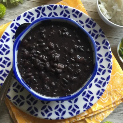 Latin Black Beans Habichuelas Negras