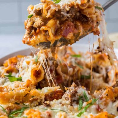 Lazy Beef And Gravy Casserole