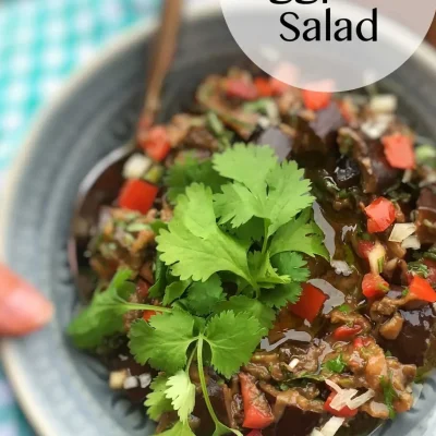 Lebanese Eggplant Salad - Salatit El