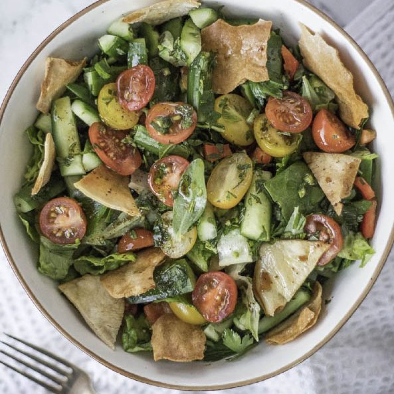 Lebanese Fatoush Salad