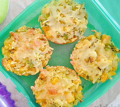 Leftover Rice Muffins