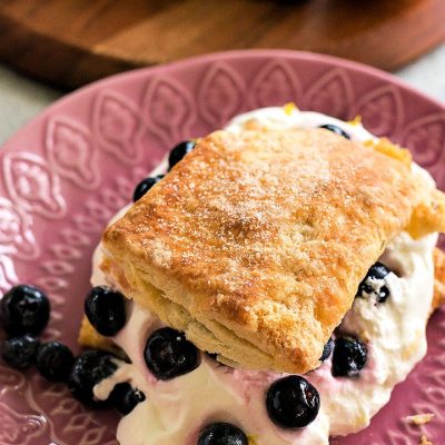 Lemon- Blueberry Shortcakes