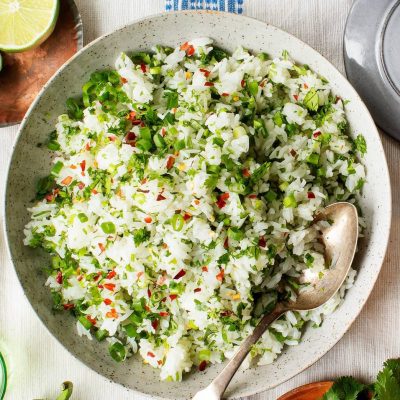 Lemon Cilantro Rice Pilaf