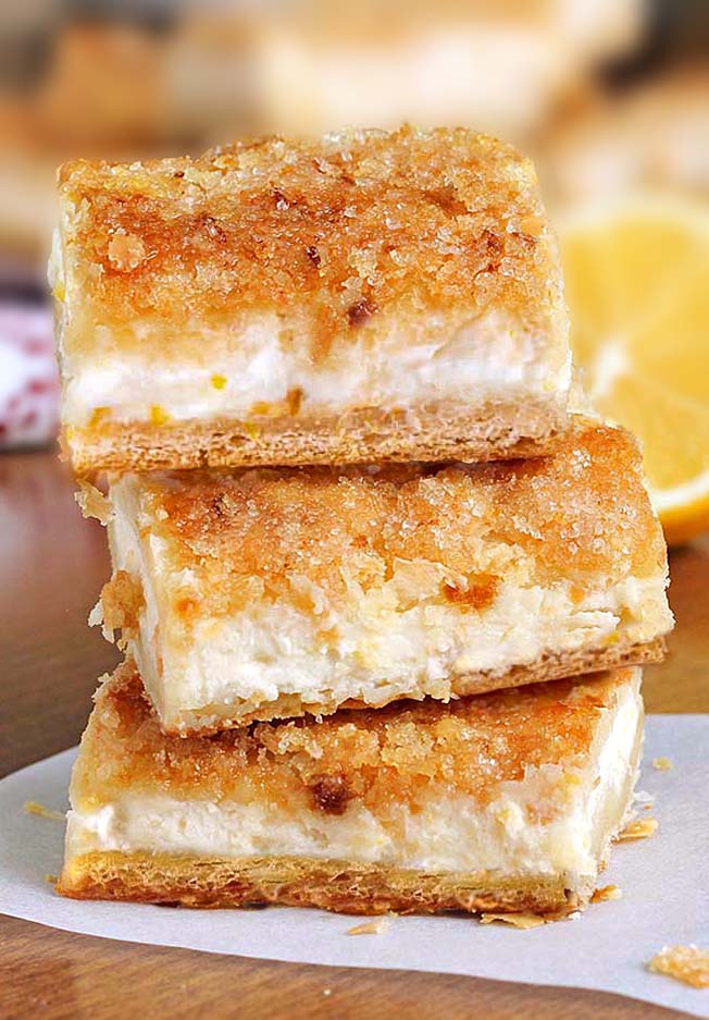 Lemon Cream Cheese Squares