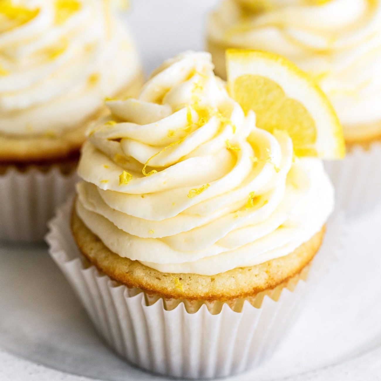 Lemon Cupcakes With Lemon Cream Cheese