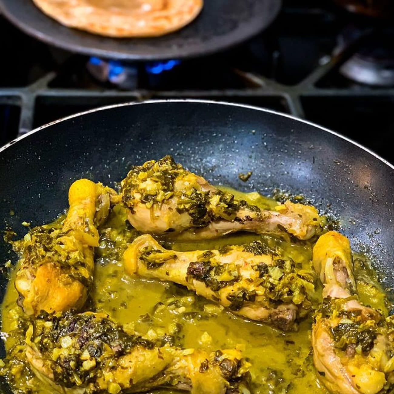 Lemon Garlic Chicken With Coriander