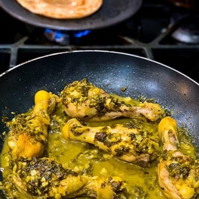 Lemon Garlic Chicken With Coriander