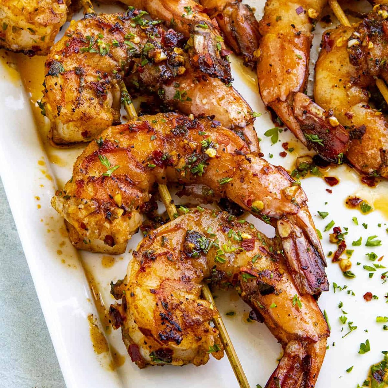 Lemon-Garlic Marinated Shrimp