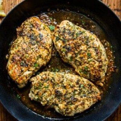 Lemon-Garlic Sauteed Chicken Breasts