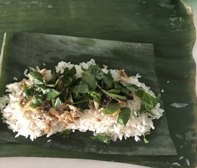 Lemon Grilled Fish In Banana Leaves