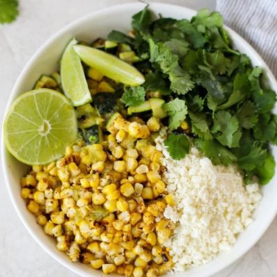 Lemon Grilled Salmon With Corn Salad