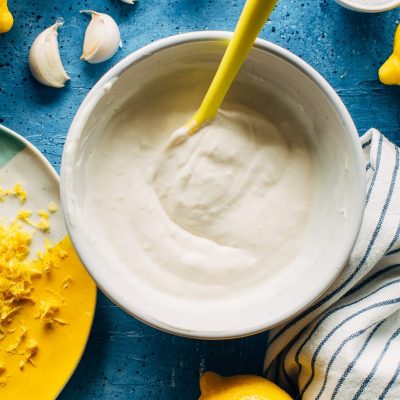 Lemon-Infused Spicy Shrimp With Creamy Basil Aioli