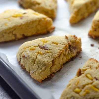 Lemon Scones, Low Fat