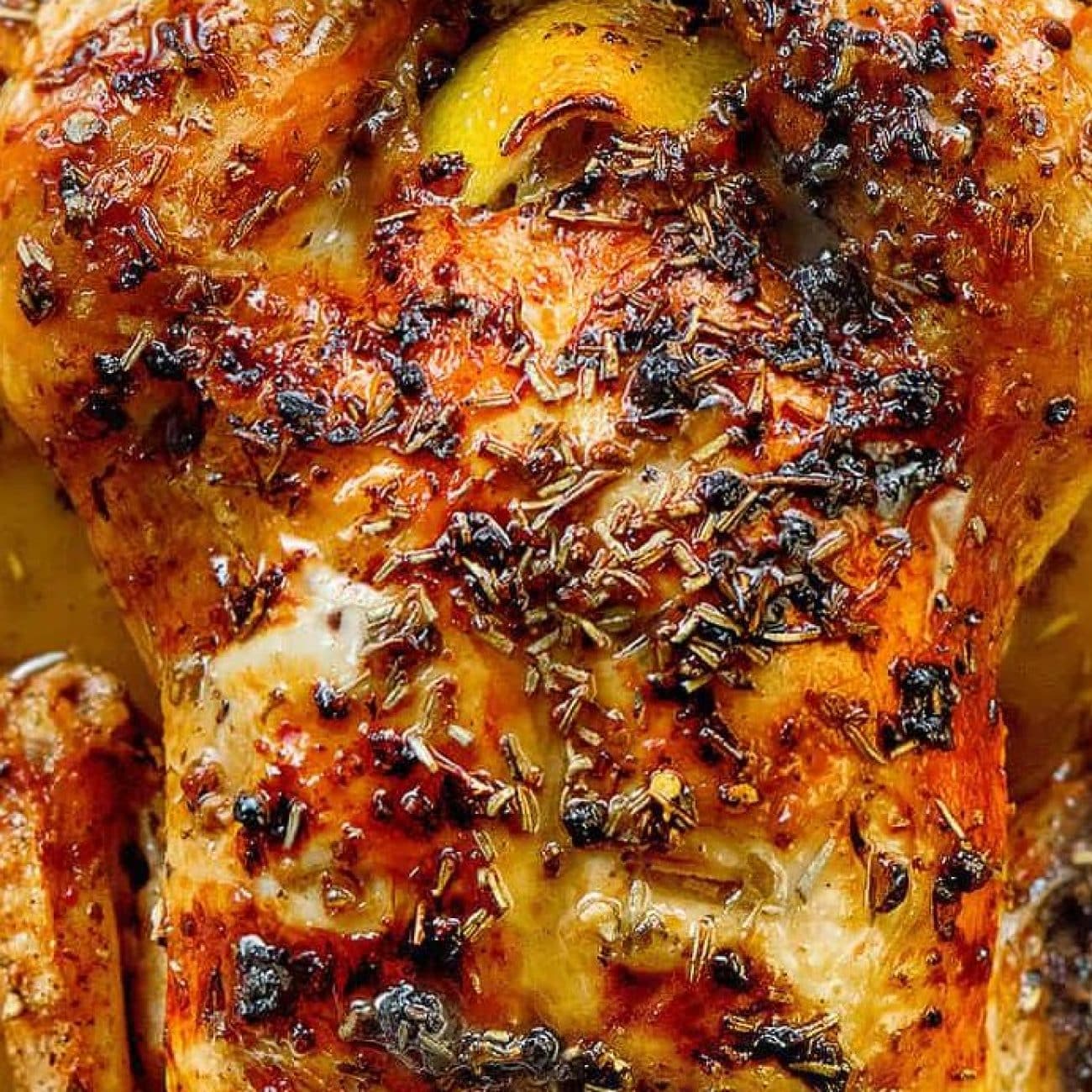 Lemon, Spice And Garlic Roast Chicken