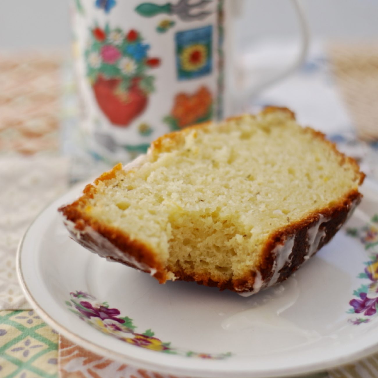 Lemon Thyme Tea Bread