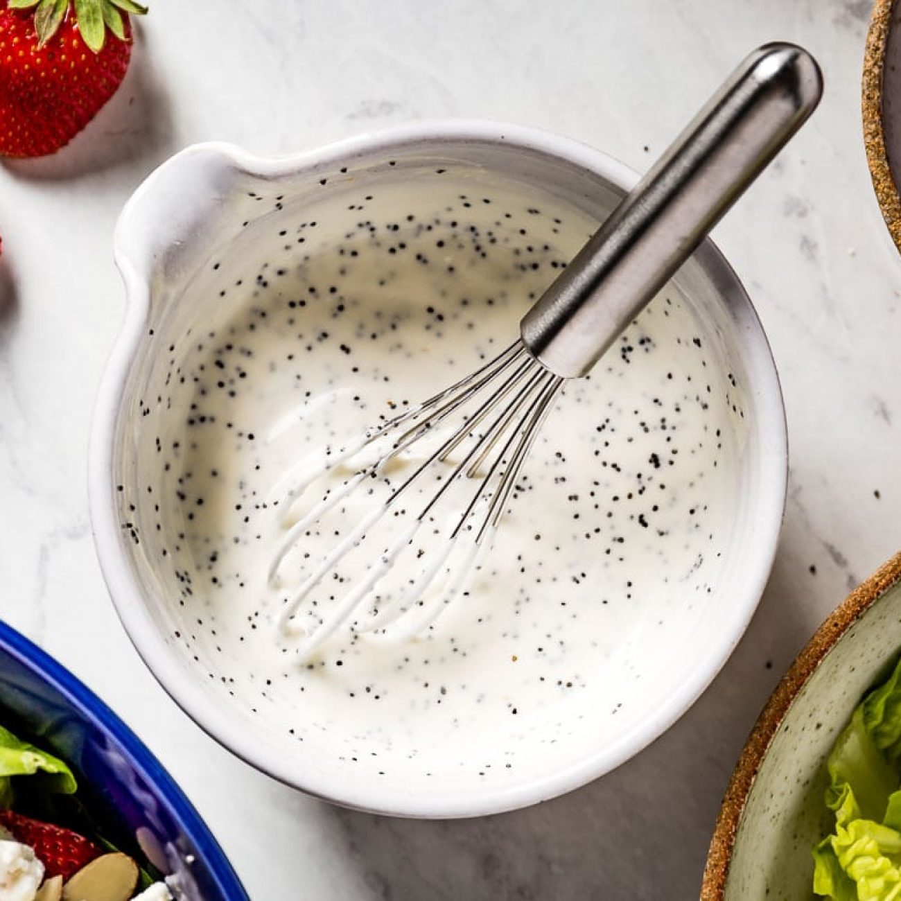 Lemon, Yoghurt And Poppy Seed Dip