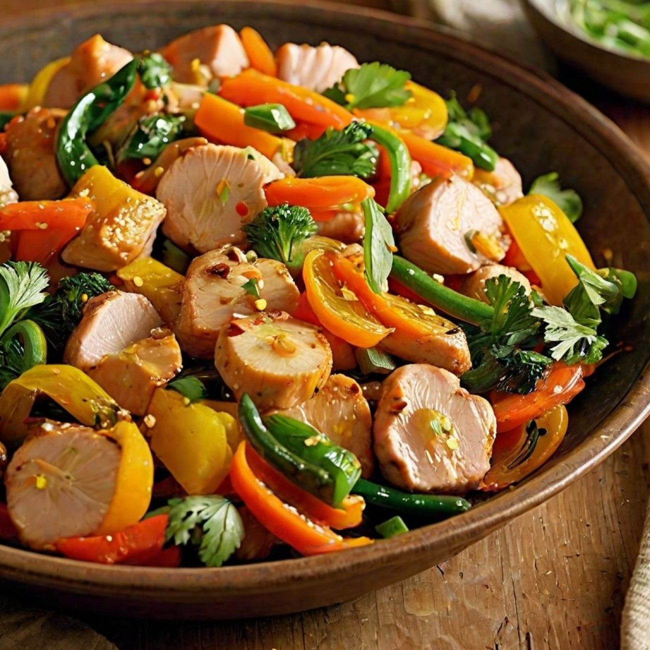 Lemony Chicken Stir-Fry