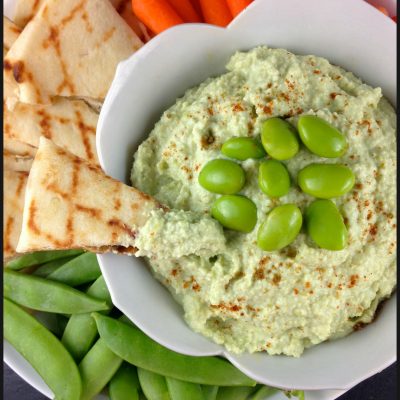 Lemony Edamame Dip