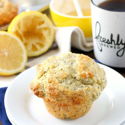 Lemony Zest Sour Cream Muffins