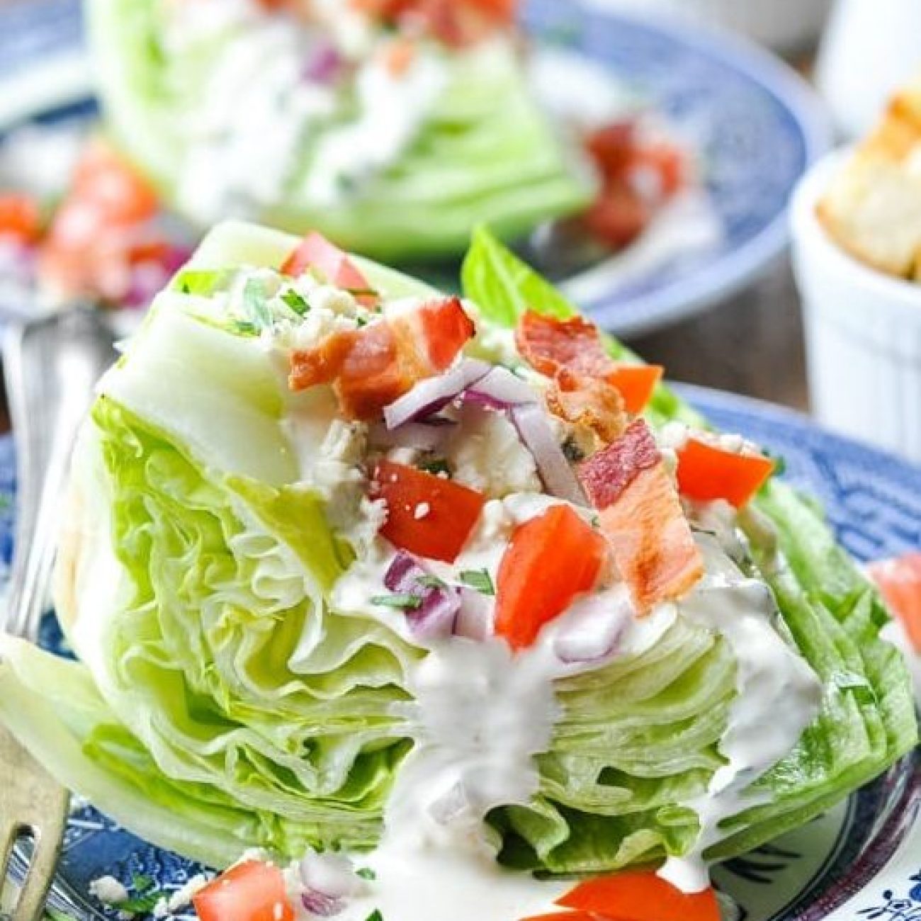 Lettuce Wedge With Ranch Dressing