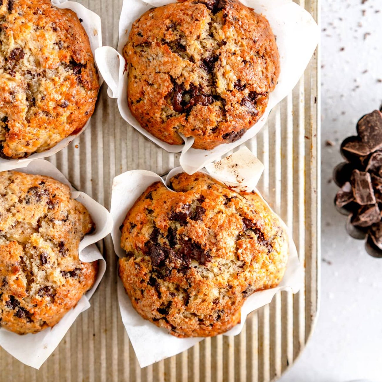 Light Chocolate Chip Muffins