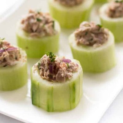 Light Cucumber Canapes