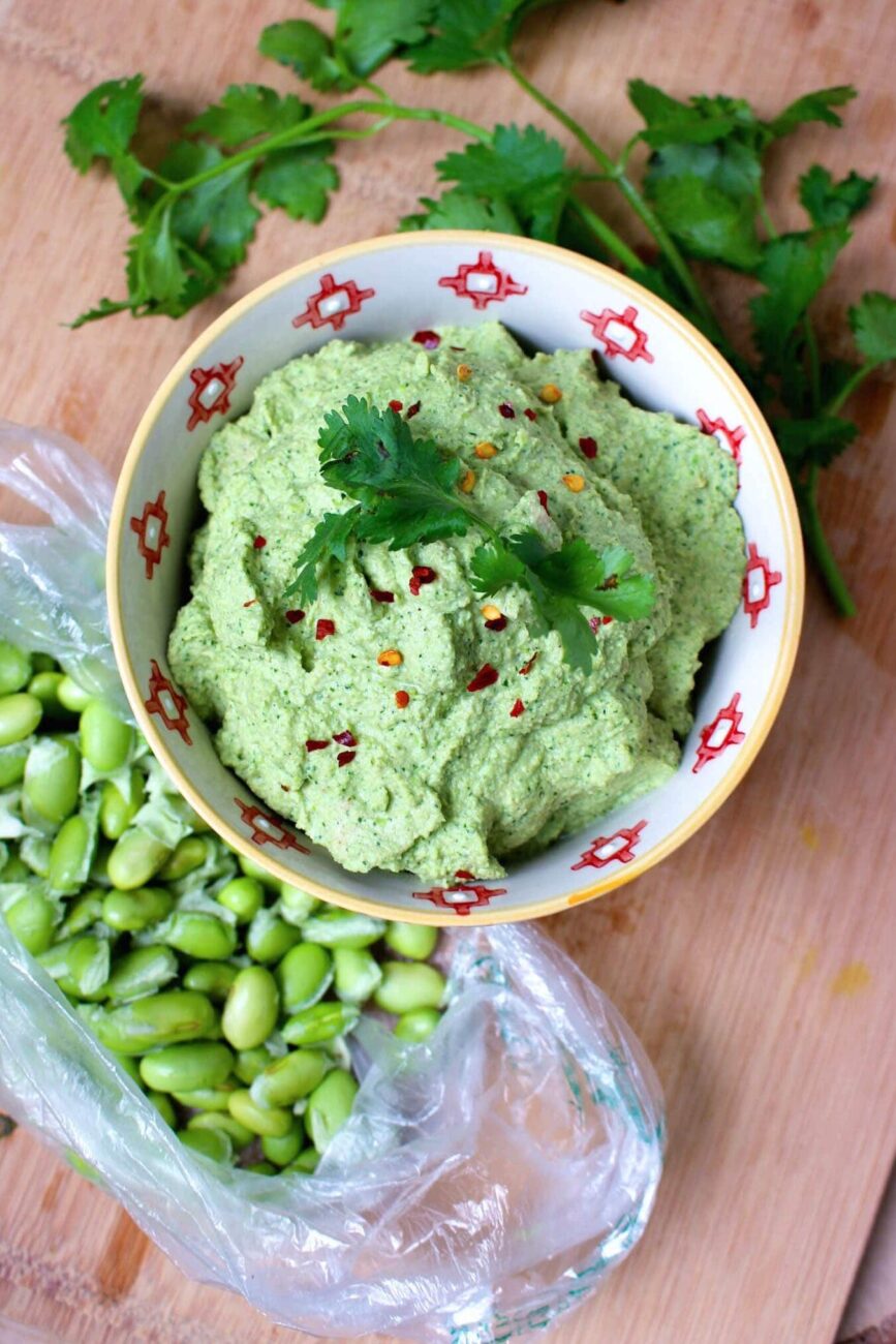 Light Edamame Hummus