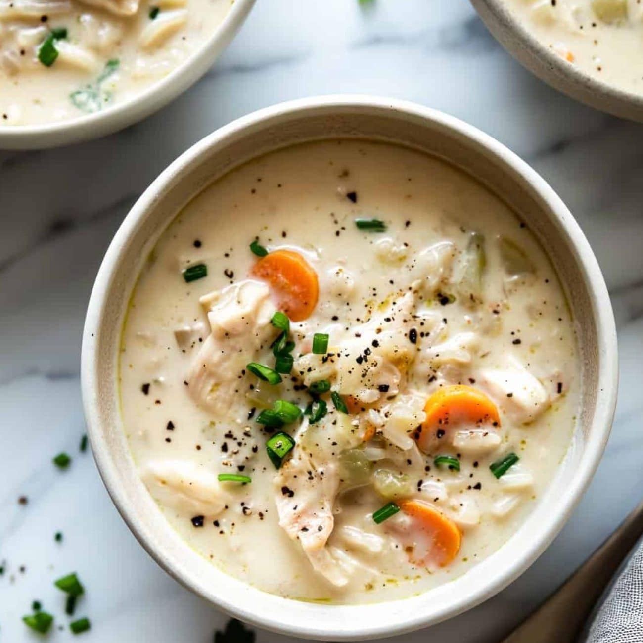 Lightened Creamy Mushroom-Rice