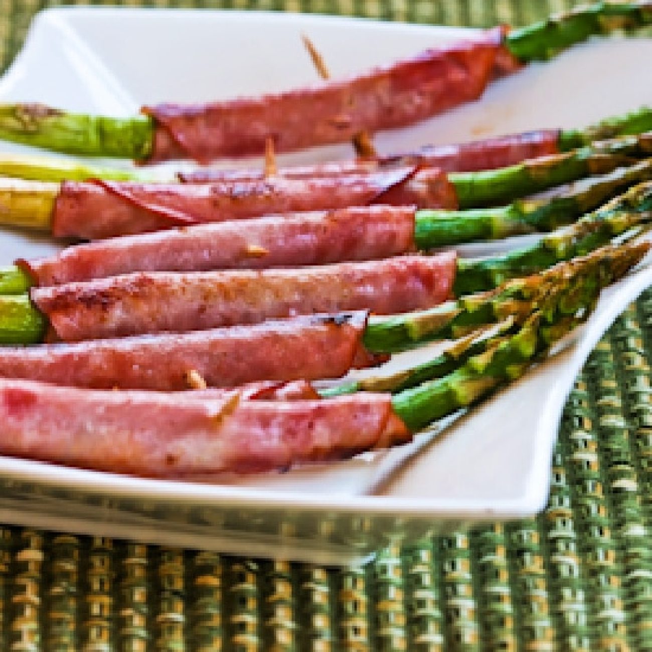 Lighter Grilled Swiss, Ham And Asparagus