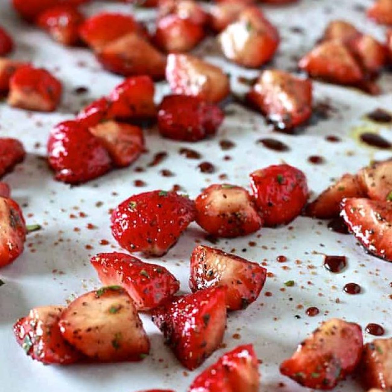 Lightly Peppered Strawberries