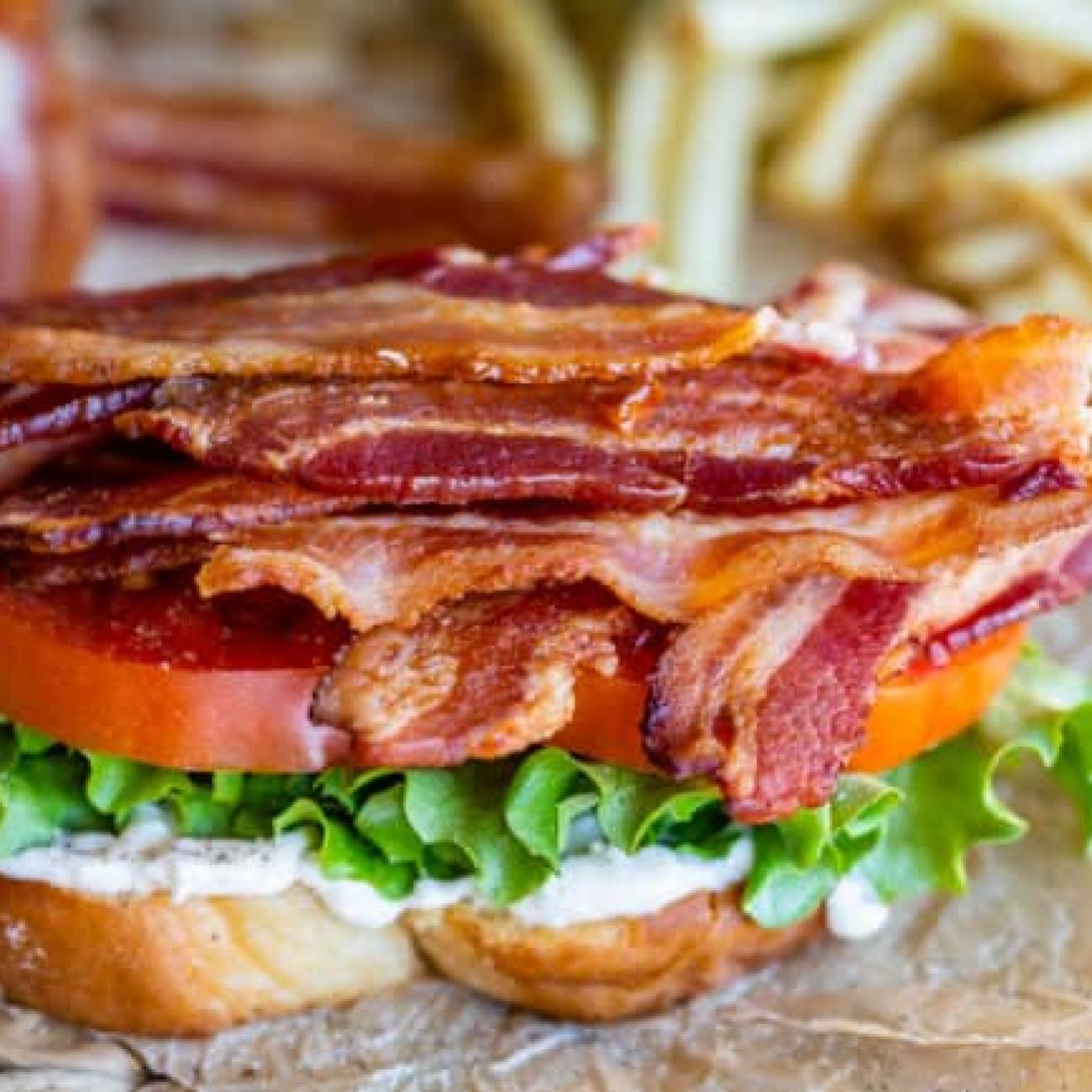 Lilliputian Bacon, Lettuce And Tomato